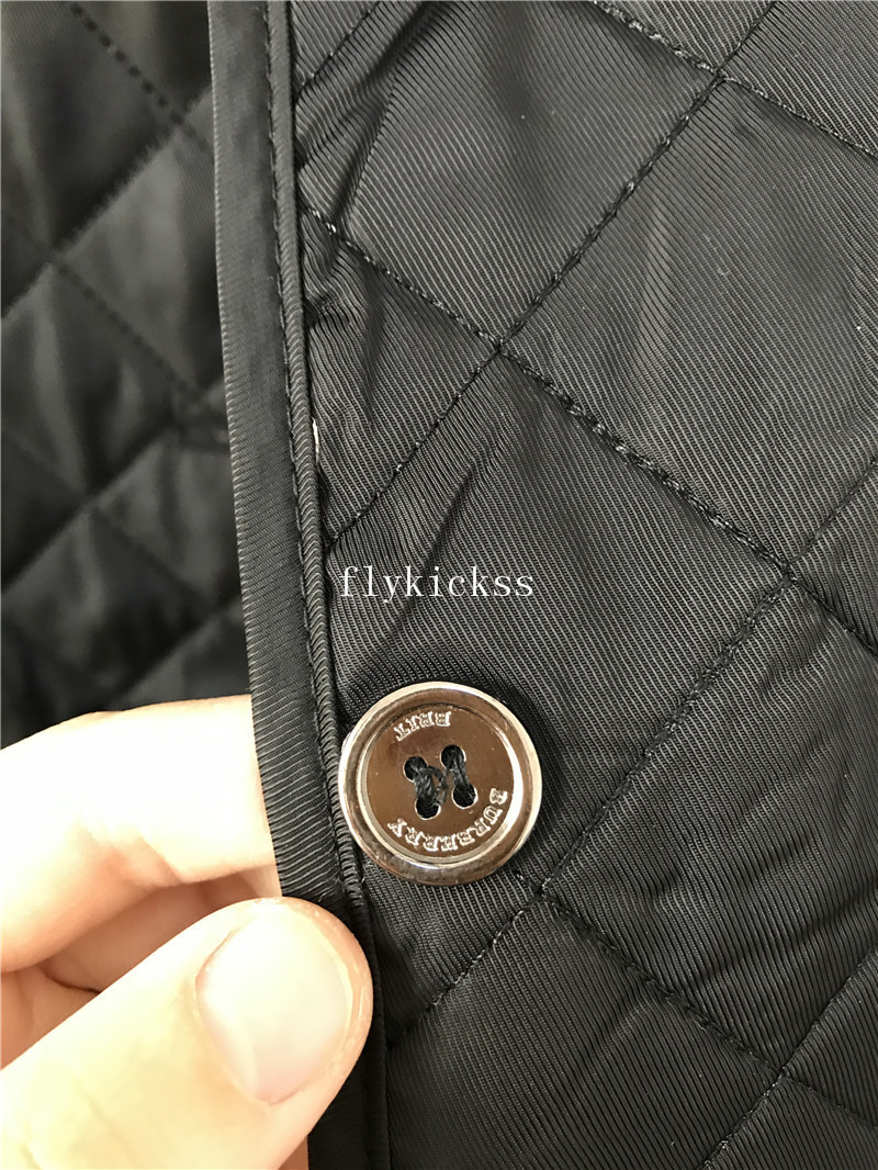 Burberry Winter Coats Women Black Ladies Jackets Overcoats